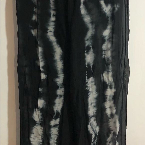 ITALIAN SILK PALAZZO PANTS—-TIE DYE—-ONE SIZE - Picture 3 of 7